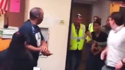 Teacher Fights a Student After Being Slapped
