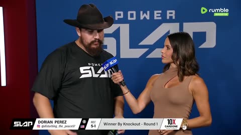 Dorian perez Post -Match Interview Power Slap