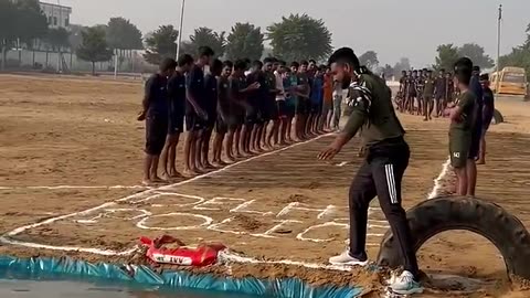 Commando Training# long jump#