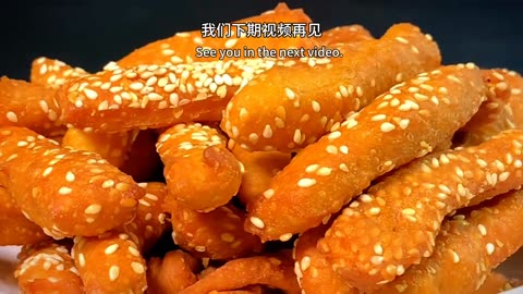 Chinese food, teach you a new way to eat pumpkin, the crispy outside tender inside are delicious