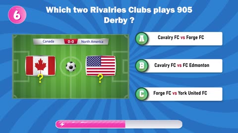Rivalries between Canadian and North American Clubs | Football quiz