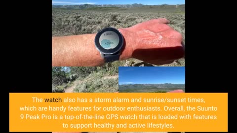 Real Comments: SUUNTO 9 Peak & Peak Pro: Premium GPS Running, Cycling, Adventure Watch with Rou...