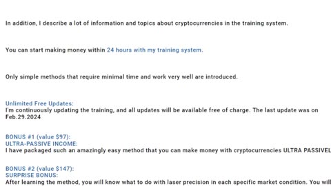 Crypto Ultimatum - Best Cryptocurrency Training System For Beginners