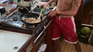 Ever Tried Cooking in Hurricane Winds on a Boat?