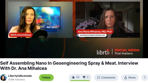 Self Assembling Nano In Geoengineering Spray & Meat. Interview With Dr. Ana Miha
