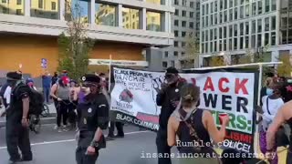 Black Panthers Show Up At Biden Rally