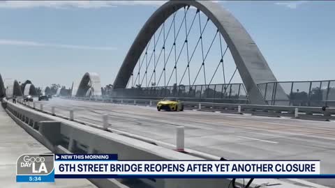 6th Street Bridge reopens after yet another overnight closure