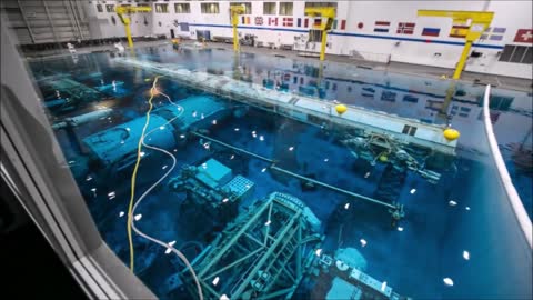 Bubbles in Space? Nope. In a pool.