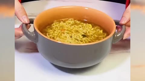 How to cook noodles with a bowl and oven