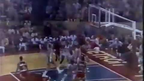 Chicago Bulls Vs Detroit Pistons Game 6/ November 7 1984