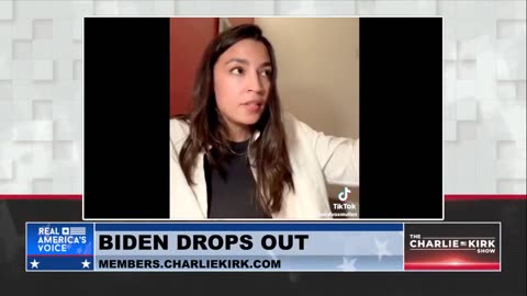 Biden Dropping Out Was A Coup Per AOC