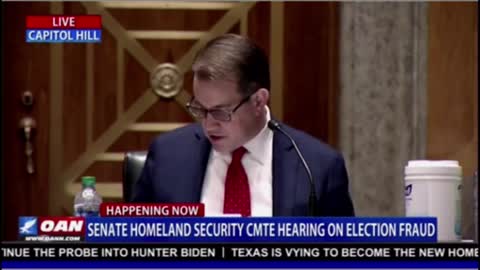 US Senate - Homeland Security Committee - Hearing on Alleged Election Fraud