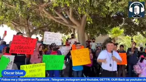 The Migrant protest in Tijuana That What Open Border.