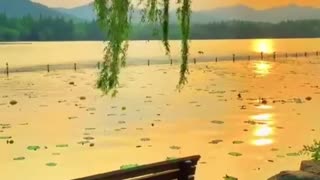 Nice lake with good music