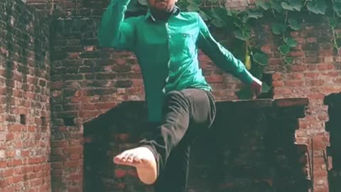 Wushu Jumping Kick