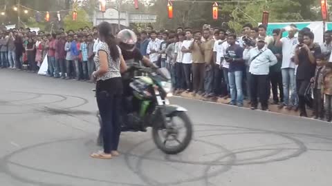 Unbelievable bike stunt
