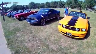Unique Mustang Car Club Car Show, Living History Farms Urbandale, IA