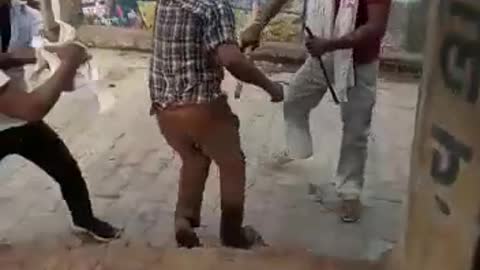 Amazing fight in village