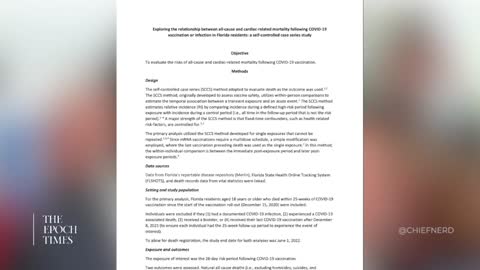 🚨 Dr. Joseph Ladapo Explains Florida's Alarming Findings From Their Safety Study of mRNA Vaccines