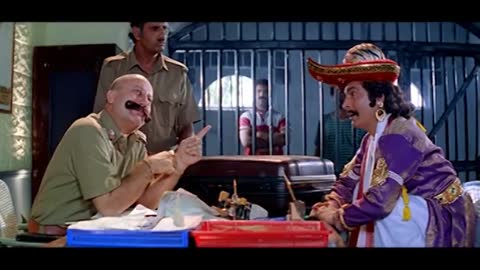 Anupam Kher and Asrani Comedy Scene - Taqdeerwala Movie Comedy Scenes - Venkatesh - Raveena Tandon