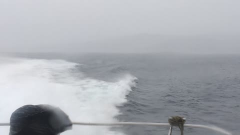 SEA view in bad weather !! Port blair to havelock ferry ( Andaman ocean )