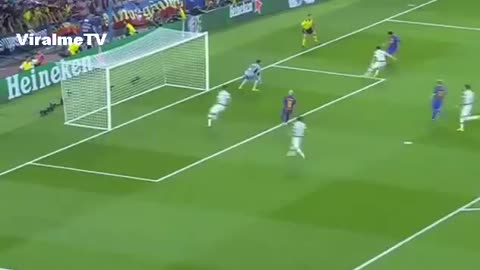 Lionel Messi Goal Hattrick ! Barcelona vs Celtic 5-0