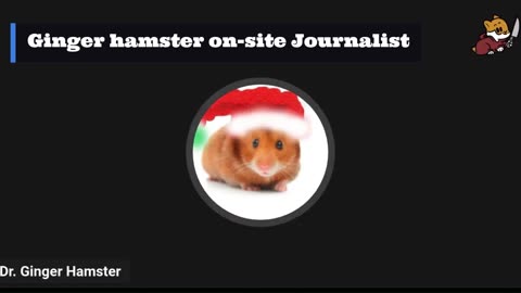 Dr Ginger hamster fake news #5