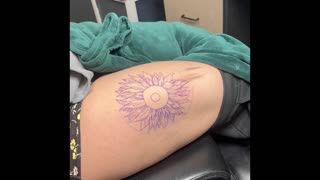 Sunflower Tattoo Timelapse