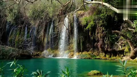 Natural waterfall