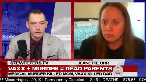 Vaxx + Murder = Dead parents: Medical murder killed mom, vaxx killed dad.