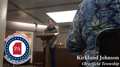 Butler County Commissioners Meeting - Public Comments Kirkland Johnson 102721
