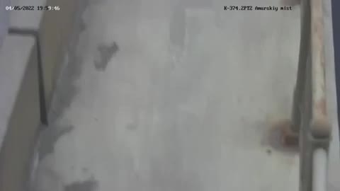 Ukraine War - Footage of a missile strike on a bridge in the Dnieper