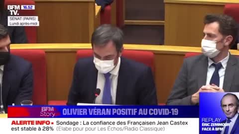 Veran, toujours à donner la leçon, toussait lundi à l'assemblée