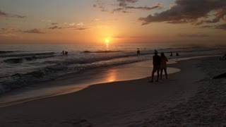 Panama City Beach Florida sunset October 2020