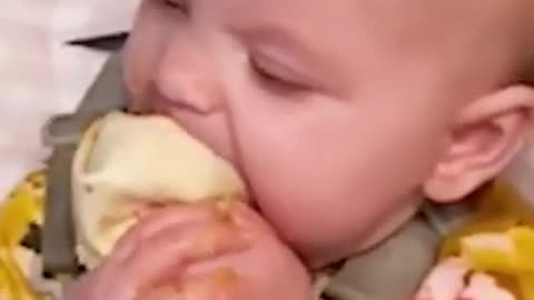 🍼🍚 Funny Baby Videos eating 🍚🍼