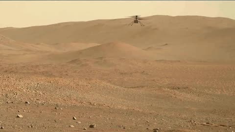 NEWS🚨: NASA releases a rare footage of helicopter flying on Mars