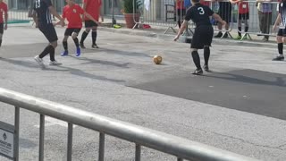 Street soccer!