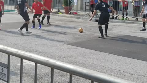 Street soccer!