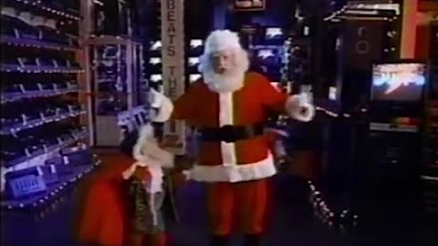 Nobody Beats THE WIZ 1988 Santa Claus Christmas TV AD