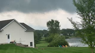 Tornado Touches Down in Perry, Michigan