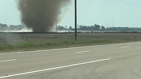 Dust Tornado In Mississippi Delta