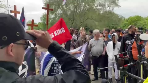 Watch live_ Christian Protest takes place at Londons Speakers' Corner