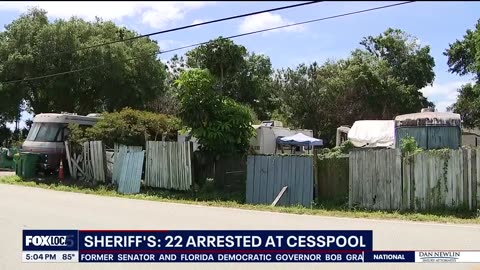 FLORIDA Brevard Sheriff 22 arrested at cesspool in Brevard County