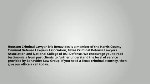 Houston criminal defense lawyer