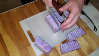 Cutting soap block!!!