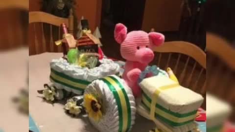 fabulous diy baby diaper cakes