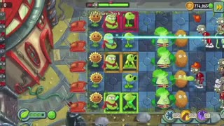 Plants vs Zombies 2 Far Future - Day 6