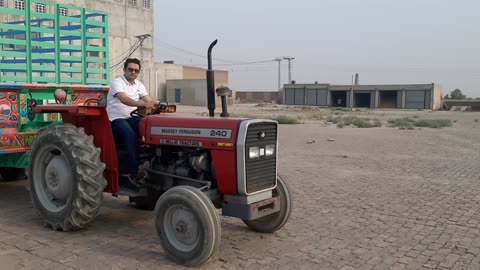 Me on the tractor