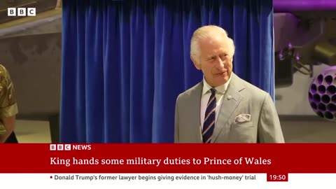 King Charles hands over military role to William _ BBC News.mp4