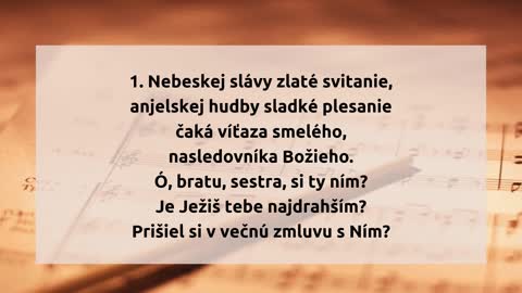 pr. 13. Nebeskej slávy